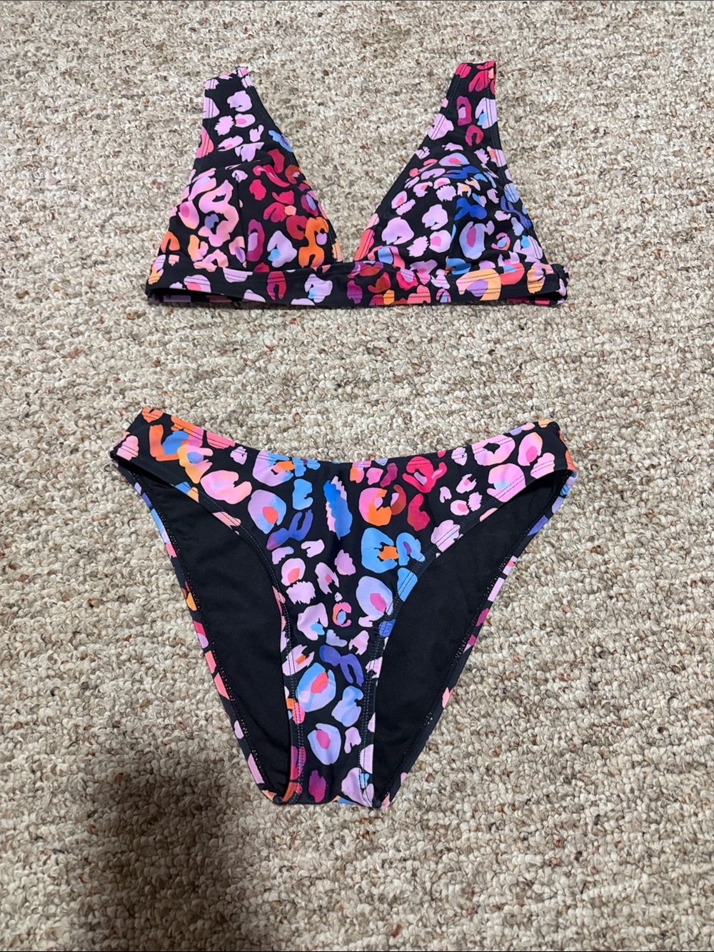 CUPSHE size medium Colorful Leopard Print Bikini Set
